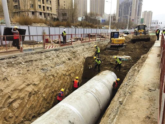 兰州市全力推进城区排涝防涝重点工程 抢工期 赶进度 保质量